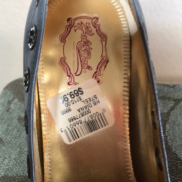 Hale Bob Leather Gray Shoes NWT. Size 6 - Picture 3 of 5